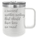 I Survived Another Meeting That Should Have Been An Email - Script Font 15 ounce Stainless Steel Insulated Coffee Mug