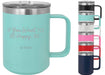 If You Want To Be Happy, Be. - Leo Tolstoy 15 ounce Insulated Stainless Steel Coffee Mug
