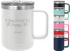 If You Want To Be Happy, Be. - Leo Tolstoy 15 ounce Insulated Stainless Steel Coffee Mug