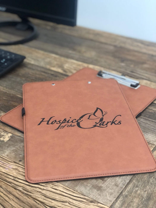 Leatherette Customized Clipboard - Engraved