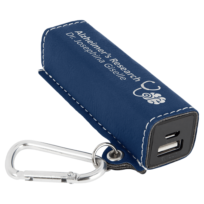 Leatherette USB Power Bank 2200mAh