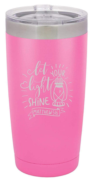 Let Your Light Shine 20 oz. tumbler