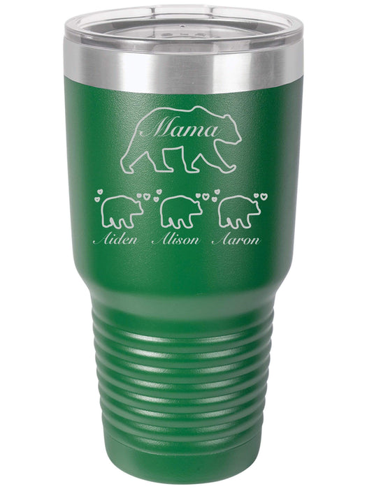 Custom Mama Bear Tumbler Personalized — Griffco Supply