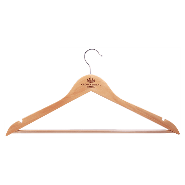 Maple Clothing Hanger - Engraved