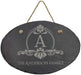 Oval Slate Decor with Hanger String