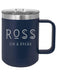 Personalized Coffee Mug 15oz with Slider Lid