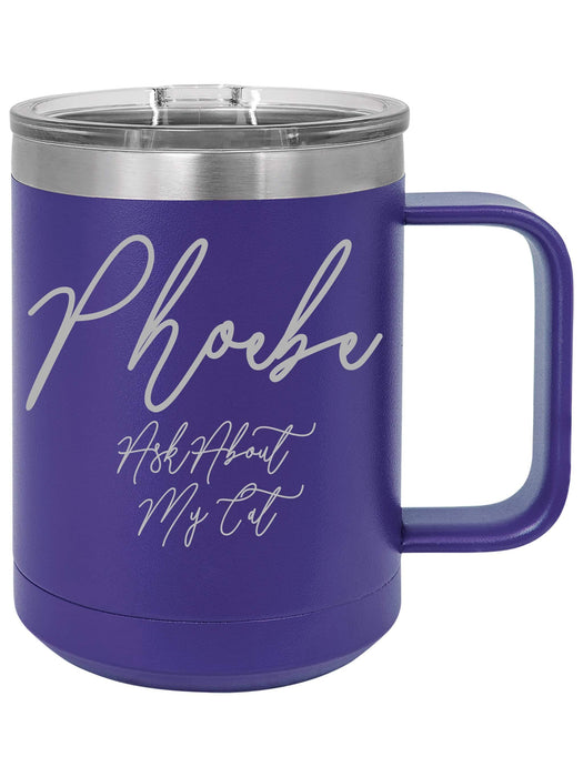 Personalized Coffee Mug 15oz with Slider Lid