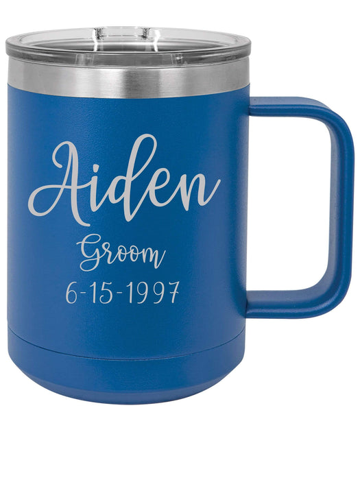 Personalized Coffee Mug 15oz with Slider Lid