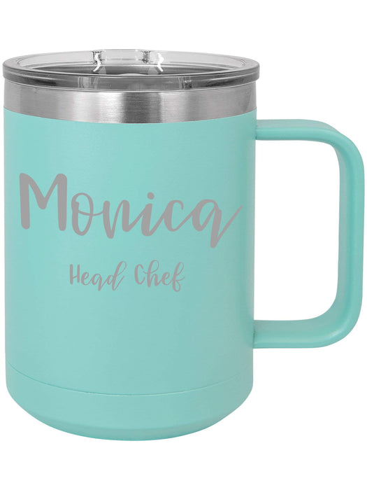 Personalized Coffee Mug 15oz with Slider Lid