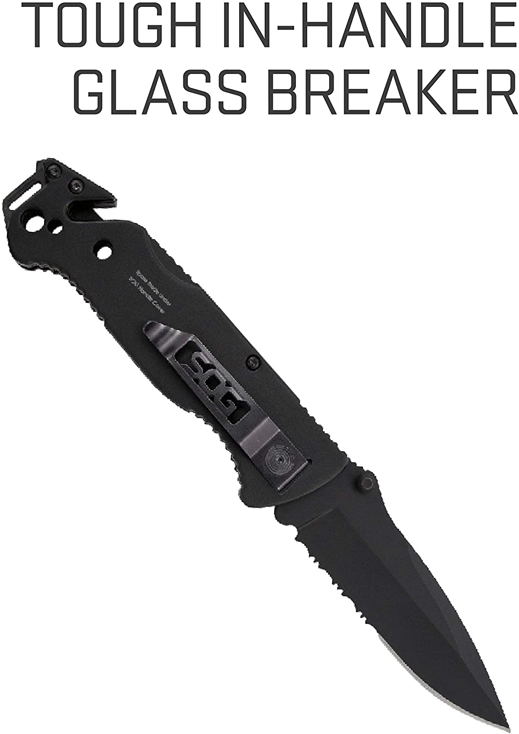 Personalized SOG Escape Tactical Folding Knife - Custom Engraved