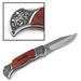 Rosewood Handle Personalized Pocket Knife