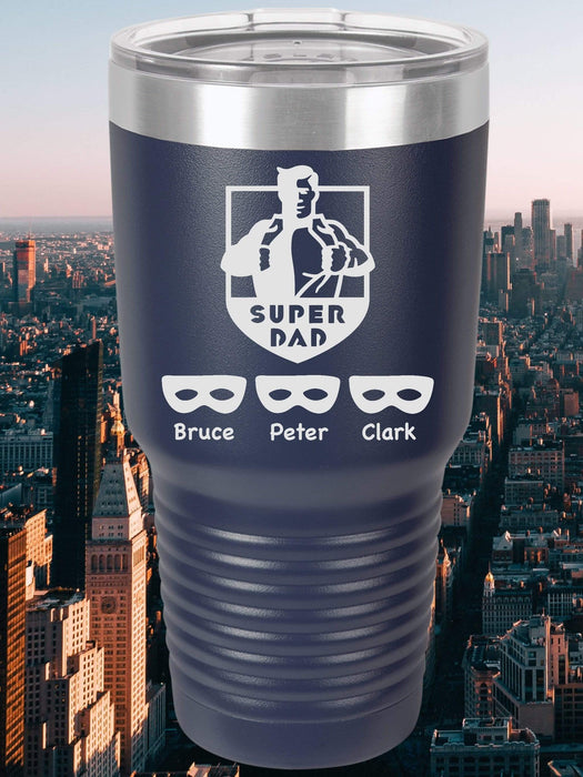 Super Dad Personalized Tumbler