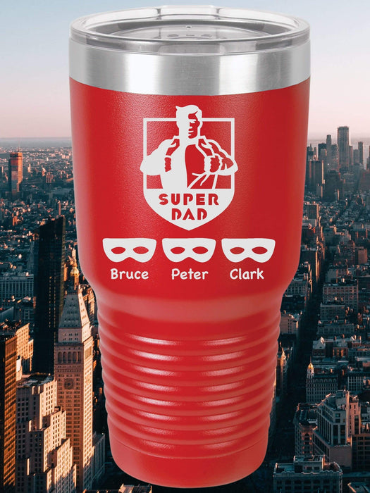 Super Dad Personalized Tumbler