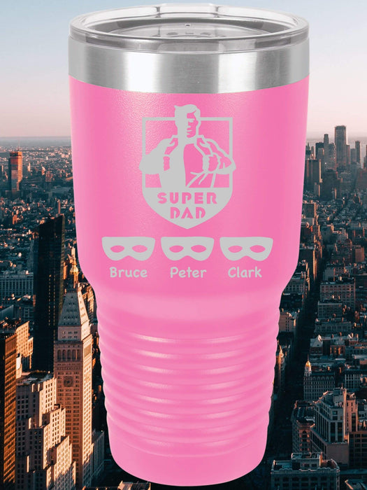 Super Dad Personalized Tumbler