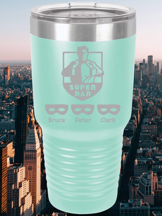 Super Dad Personalized Tumbler