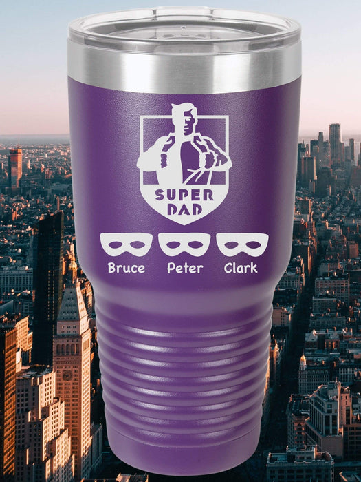 Super Dad Personalized Tumbler