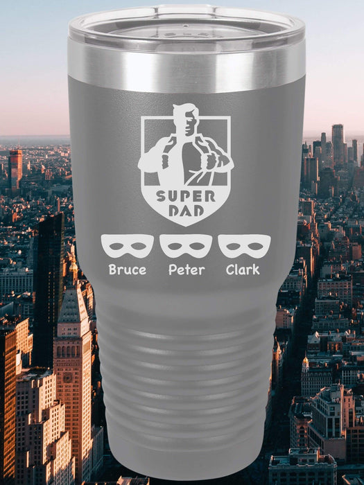 Super Dad Personalized Tumbler