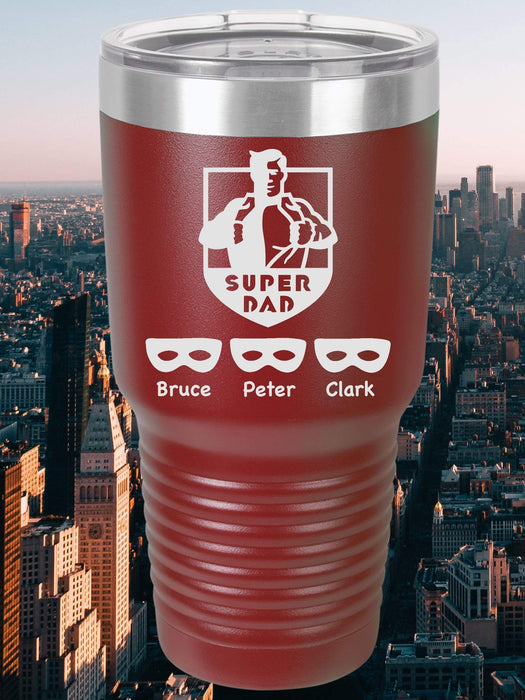 Super Dad Personalized Tumbler