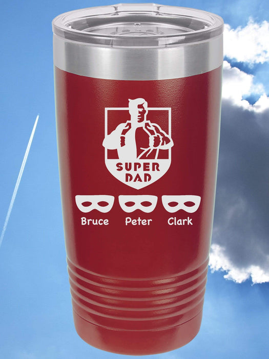 Super Dad Personalized Tumbler