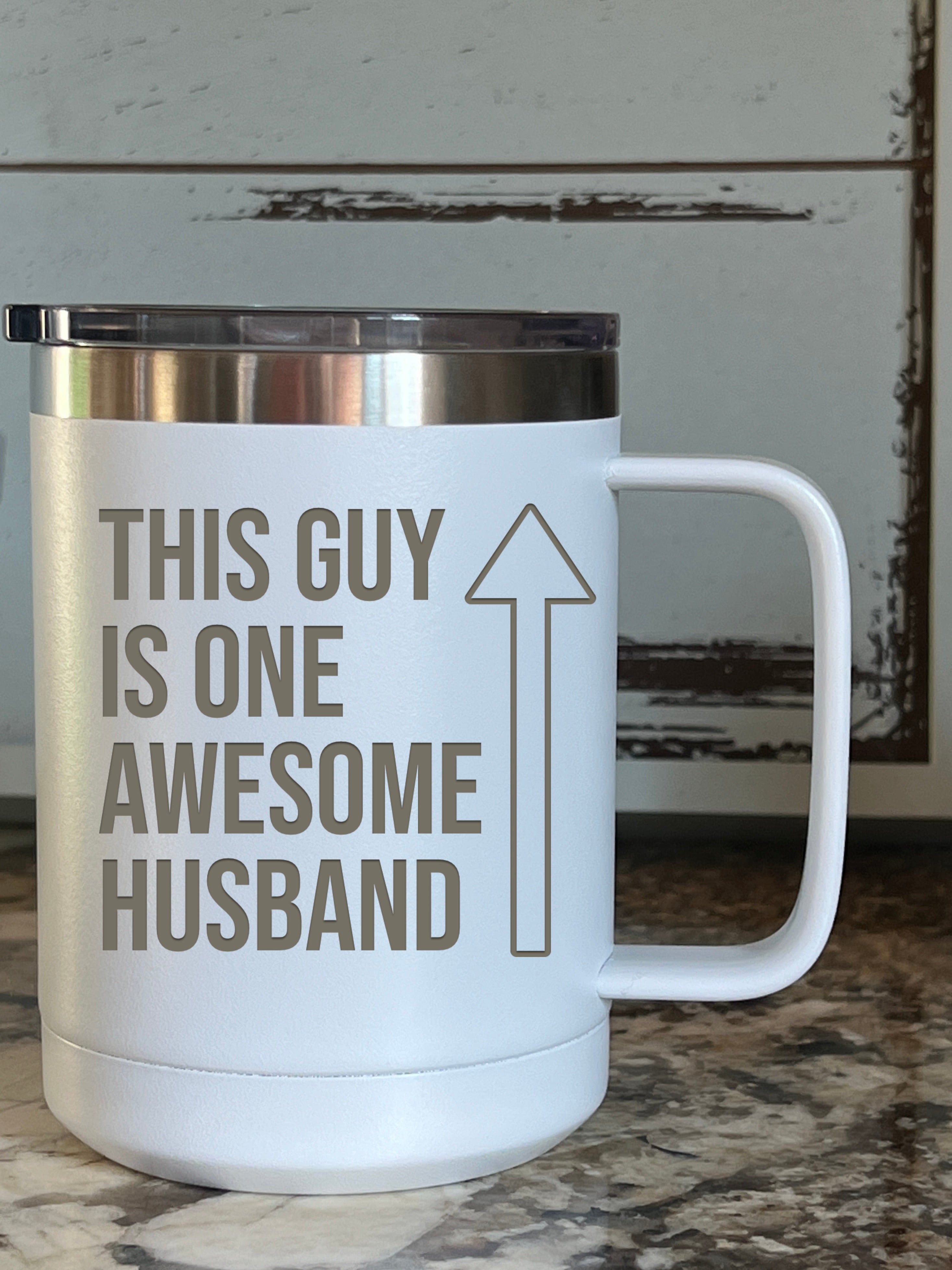 This Guy is One Awesome Husband Novelty Coffee Mug White