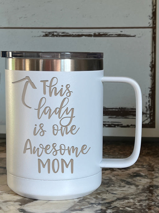 Novelty Genius Funny “Mama Mommy Mom Bruh” Large Ceramic 15oz Hot Coffee  Mug, Handle, Microwave Safe